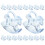 48Pcs Sky-Blue Acrylic Mini Rocking Shower Table Scatter 2