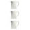 3Pcs Elegant White Ceramic Milk Creamer Pitchers for Coffee Tea 4