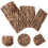 12Pcs Reptile Terrarium Bark Decor Natural Brown Tree Bark Background 9