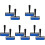 10Stk Multifunktionale Blaue Für Stempel Und 4