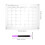 4Pcs Magnetic Transparent Acrylic Memo Boards Schedule Message Boards 8