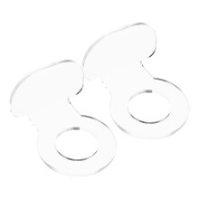 2Stk Acryl Baseball- Und Tennishalter Transparent Für Heimtraining