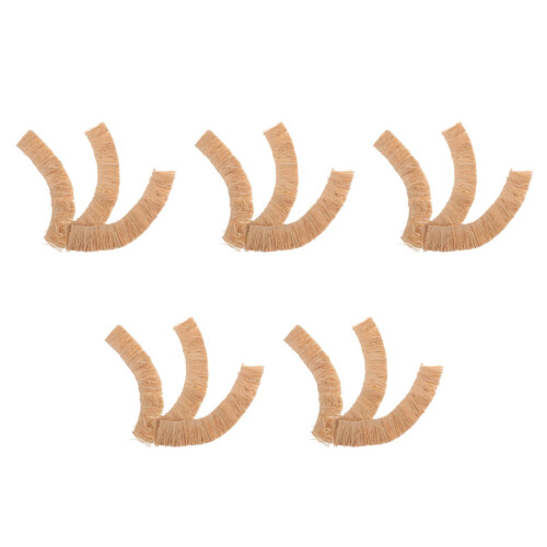 15Stk Gefälschtes Stroh Dach Beige Für Häuser Und 2
