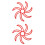 2Pcs Liner Cushion Red Silicone Breathable Riding Pad 7