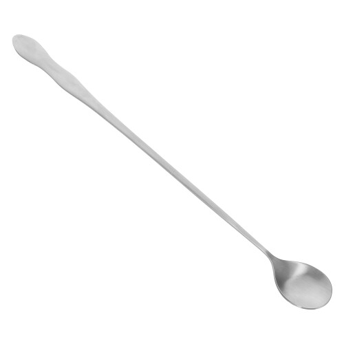 5Stk Metall Rührlöffel Kochlöffel Langlebig Silber 2