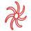 2Pcs Liner Cushion Red Silicone Breathable Riding Pad 3