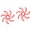 2Pcs Liner Cushion Red Silicone Breathable Riding Pad 6