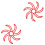 2Pcs Liner Cushion Red Silicone Breathable Riding Pad 5