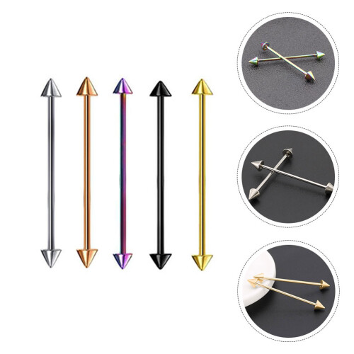 5Stk Ohrschmuck Lange Spitz Stäbe Ohrstecker 1