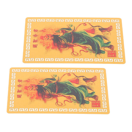4Stk Multicolor Amulettkarten Feng Shui Und 1