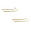 4Stk Aluminium Auto Lackierpen Gold Spitze Für 6