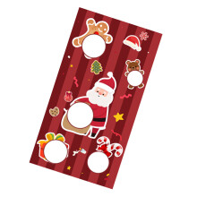 2Stk Party Wurfspiel Banner Oxford Stoff Bunt Für Weihnachtsfeier