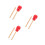 3Sets Holzklapper Rot Für Kinder Percussion Instrument Musiktraining 10