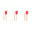 3Sets Holzklapper Rot Für Kinder Percussion Instrument Musiktraining 8