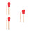 3Sets Holzklapper Rot Für Kinder Percussion Instrument Musiktraining 5