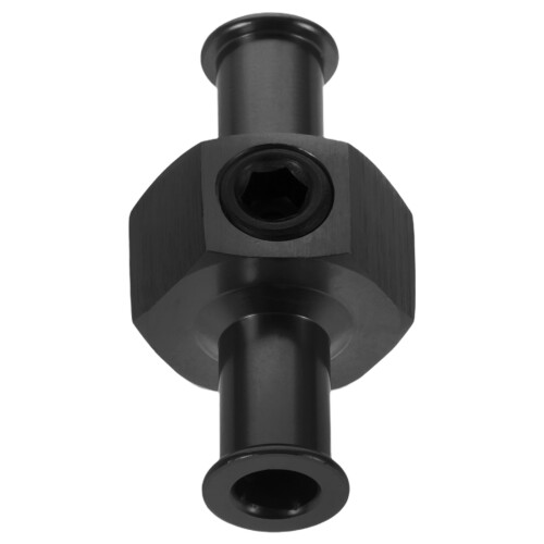 3Stk Schwarzer Druckmessgerät Inline Adapter Aluminium Kfz Zubehör