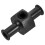 3Stk Schwarzer Druckmessgerät Inline Adapter Aluminium Kfz Zubehör 3