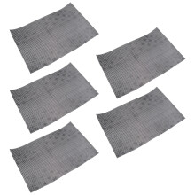 10Stk Robuste Kunststoff Mesh Sheets Schwarz Für DIY Handarbeiten
