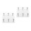 2Pièces Accessoire Multi-Usage Pour Redresser Stocker Cartes 7