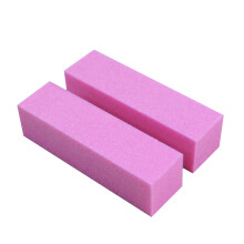 2Stk Pink Nagelpolier- Und Feileblock Für Professionelle Nägel
