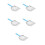 5Stk Katzenklo Sky-Blue Robust & Wiederverwendbar 7