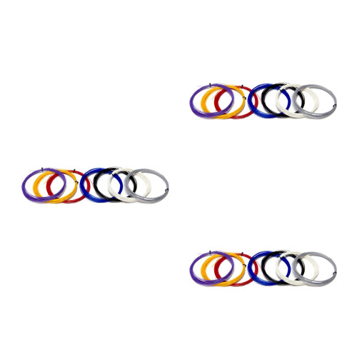 3Stk Badminton Saitenset Robust Elastisch Bunt Professionelle Nutzung 1