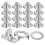 100Sets Galvanisierte Metallhalter Mit Drehverschluss Für Zelte 5