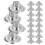 100Sets Galvanisierte Metallhalter Mit Drehverschluss Für Zelte 3