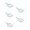 5Stk Katzenklo Sky-Blue Robust & Wiederverwendbar 6