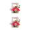 2Sets DIY Blumen Korb Bastelmaterial Kinder Handwerksset Bunt Für Deko 7