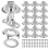 100Sets Galvanisierte Metallhalter Mit Drehverschluss Für Zelte 2