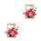 2Sets DIY Blumen Korb Bastelmaterial Kinder Handwerksset Bunt Für Deko 6
