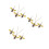3Stk Bee Schmuckset Gelb Mode Halskette Ohrringe Set 7