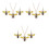3Stk Bee Schmuckset Gelb Mode Halskette Ohrringe Set 8