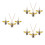 3Stk Bee Schmuckset Gelb Mode Halskette Ohrringe Set 10