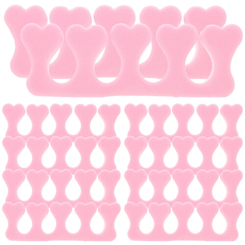 200Stk Pink Zehenspreizer Für Pediküre Mit Einfachem Design