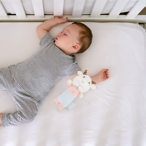 2Stk Baby Kuscheltuch Kuh Plüsch Spielzeug 2