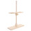 2Pièces Porte Entonoirs Bois Beige Réglable Support 2 Trous Polyvalent 1