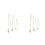 6Pièces Collier Cage Cristal Acier Inoxydable Réglable DIY 6