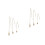 6Pièces Collier Cage Cristal Acier Inoxydable Réglable DIY 9