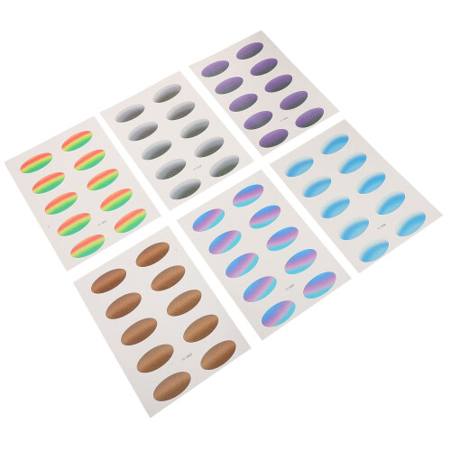 Stickers Paupières Papier Étanches Multicolores Pour Cosplay 2