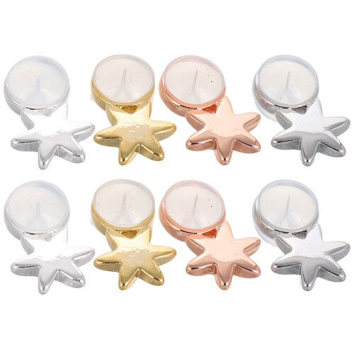 32Pièces Cache-Argent Boucles D'oreilles Antichute Supports Sécurisés