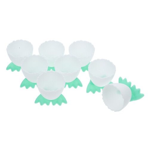 32Pièces Porte-Œufs Adorable Vert En PP Support Résistant Pour Bébé 2