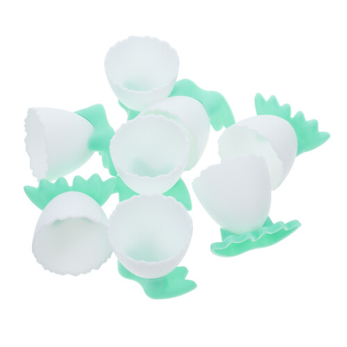 32Pièces Porte-Œufs Adorable Vert En PP Support Résistant Pour Bébé