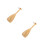 2Stk Holz Ruder Requisite Beige Für Cosplay Performance Und 3
