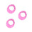 3Pièces Protections De Bain Bébé Rose Anti- Ajustables 6