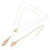 6Pièces Collier Cage Cristal Acier Inoxydable Réglable DIY 3