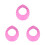 3Pièces Protections De Bain Bébé Rose Anti- Ajustables 5