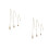 6Pièces Collier Cage Cristal Acier Inoxydable Réglable DIY 4
