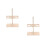 2Pièces Porte Entonoirs Bois Beige Réglable Support 2 Trous Polyvalent 5